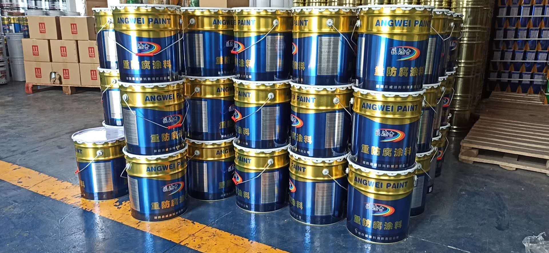 昂威涂料生產(chǎn)車間